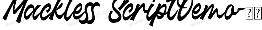 Mackless ScriptDemo字体转换